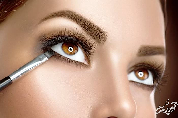 سایه چشم های قهوه ای